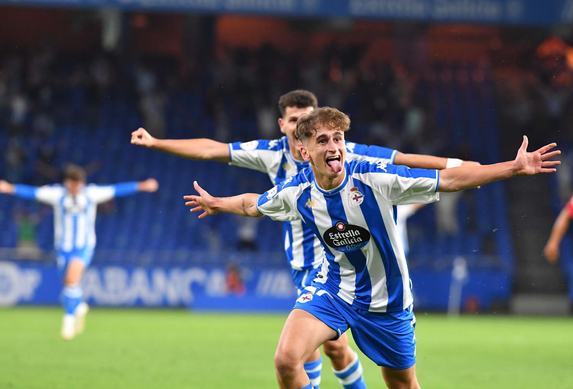 El Dépor golea al Celta B en Riazor