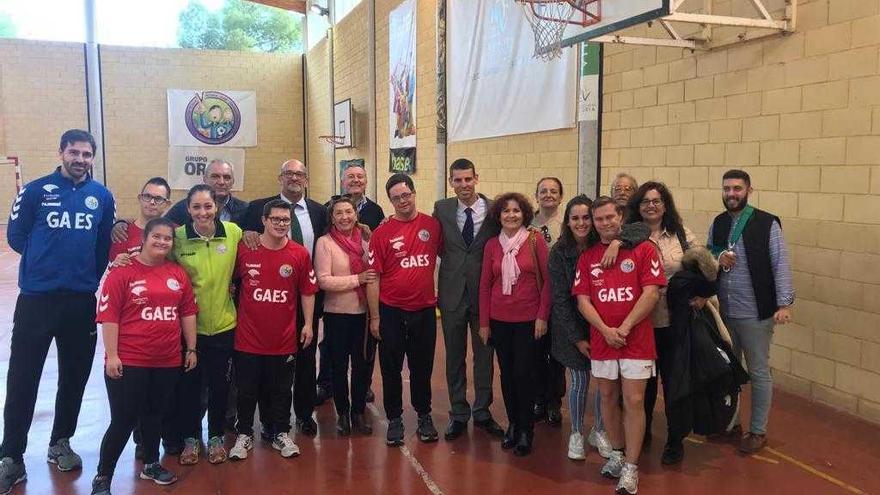 Presentación del taller de balonmano.