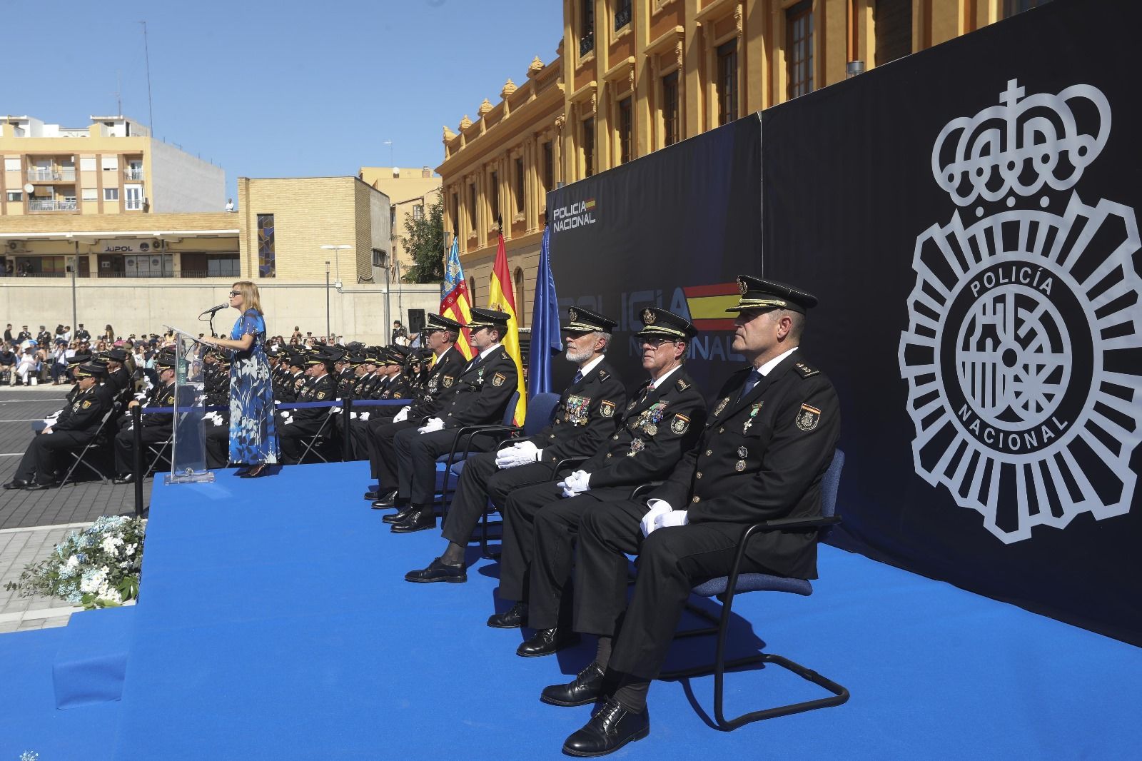 Acto del día de la Policía Nacional en València