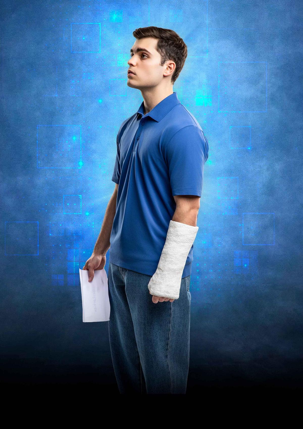 El actor Guillermo Martín encabeza el reparto de Querido Evan Hansen en el papel de Evan Hansen.