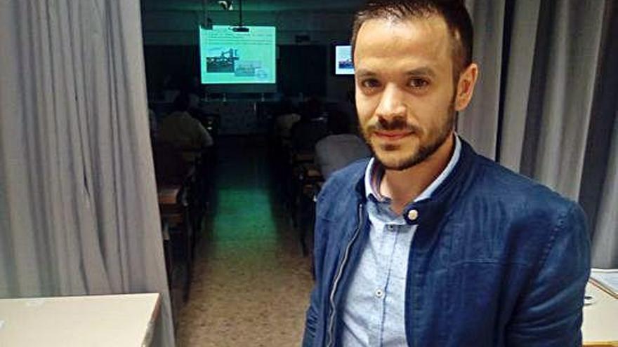 José Fernández Álvarez, durante el Congreso de la UNED de Zamora.