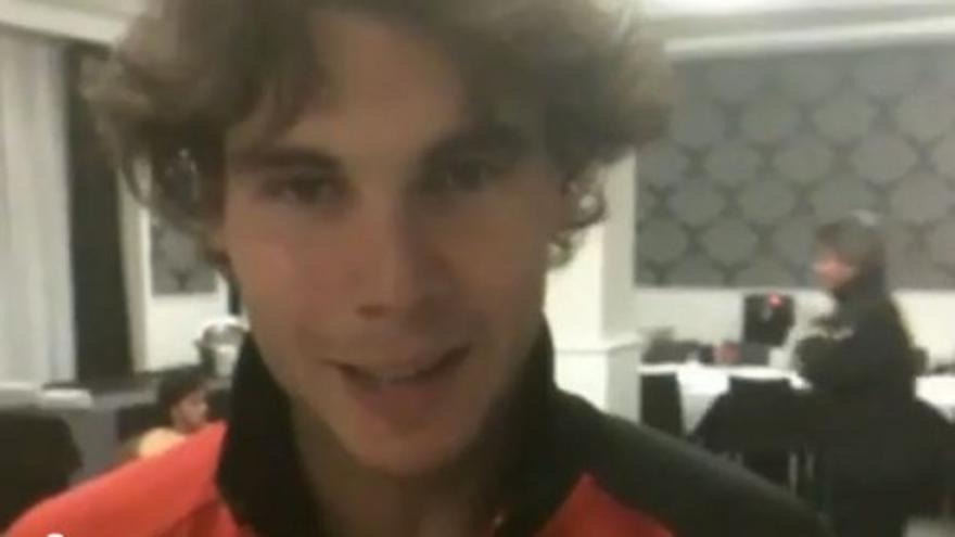 Nadal le toma el pelo a Ferrer