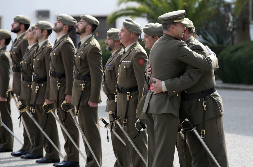 El general Aznar se despide de Balears