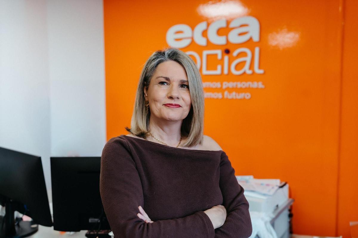 Gema Gallego,  directora de la Fundación Ecca Social Extremadura