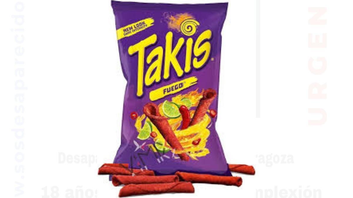 Una bolsa de Takis.