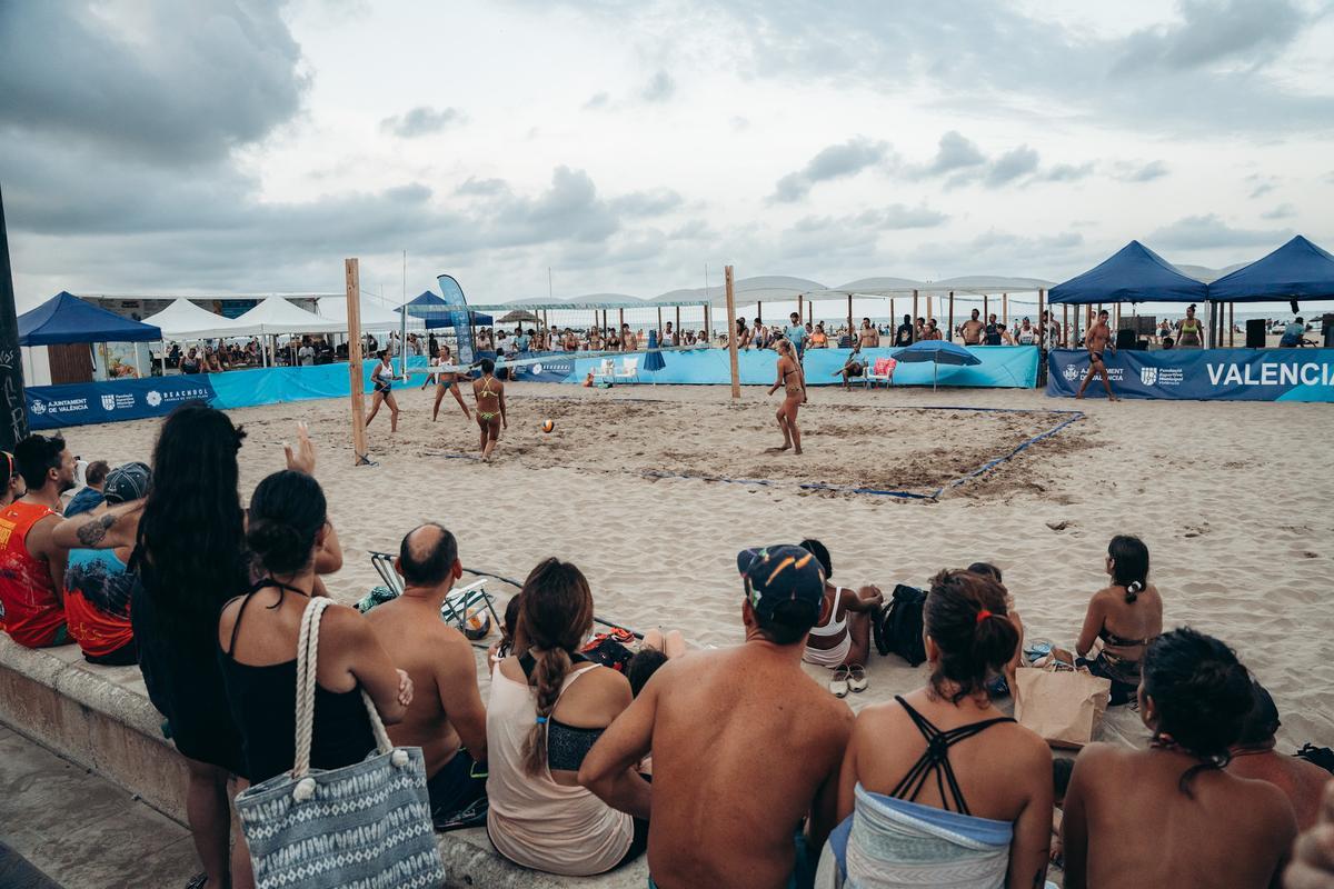 Gran participación en el torneo el pasado fin de semana en la playa de la Malvarrosa.