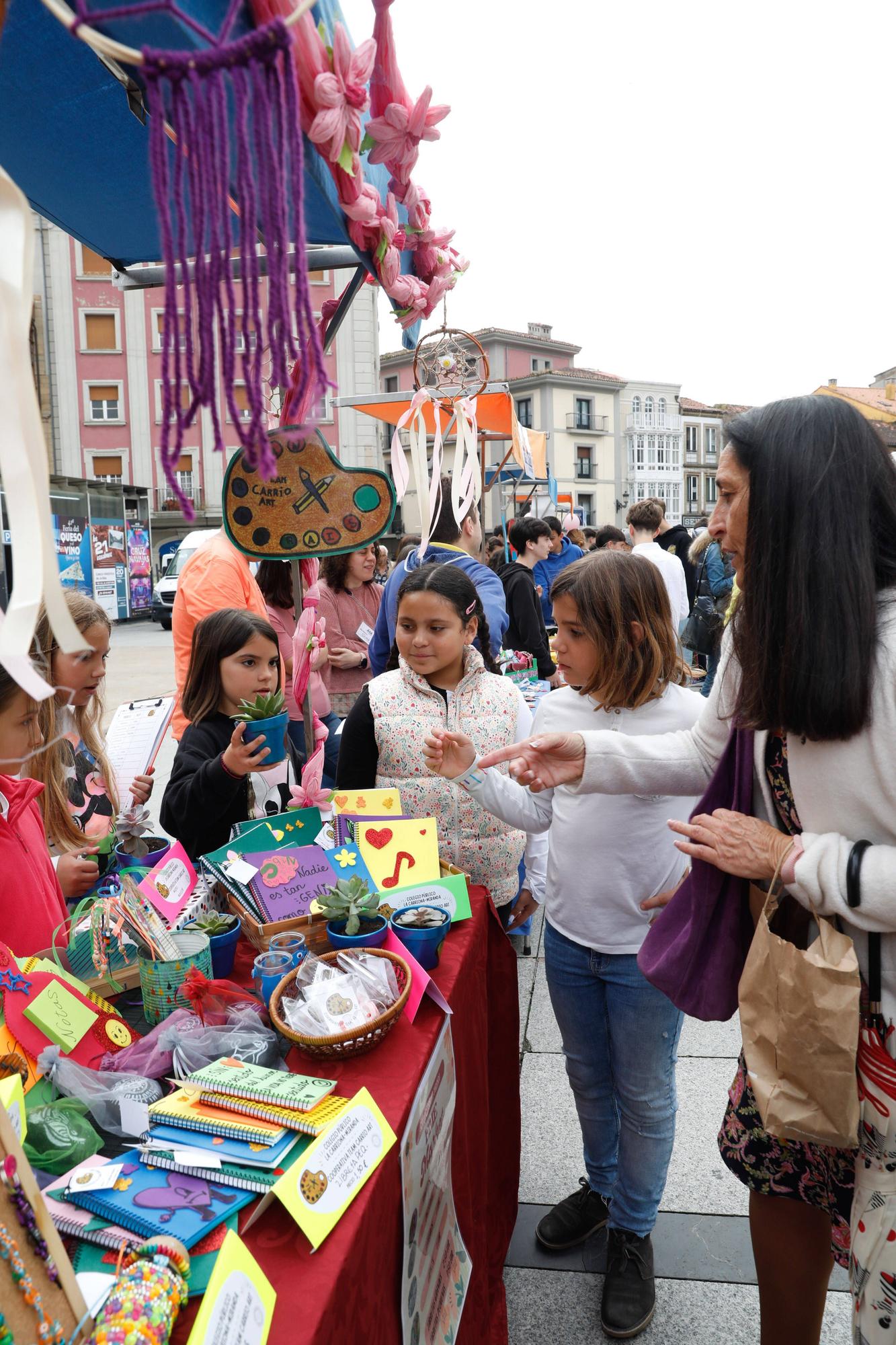 Las cooperativas escolares de Avilés toman El Parche