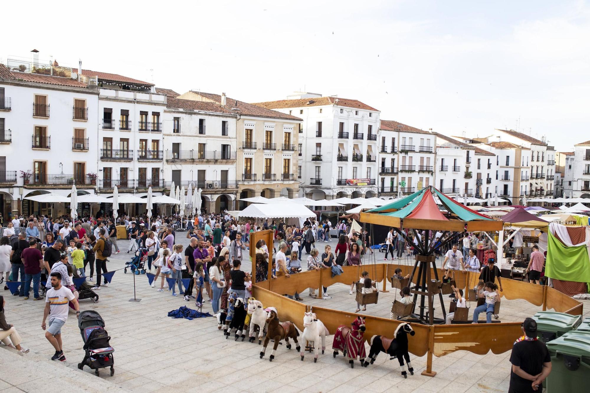 Así se ha desarrollado el sábado en el Mercado de la Primavera de Cáceres