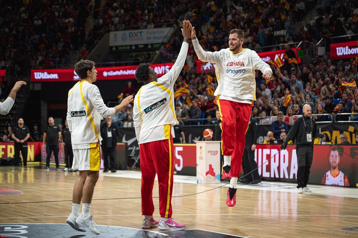 Fran Guerra, en la presentación del España-Georgia de Tenerife.