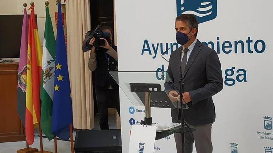 Carlos Conde, en rueda de prensa.