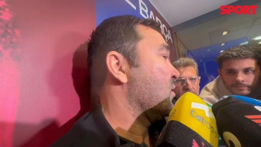 Deco: “La de Frenkie es una baja muy importante. Estaba jugando a un nivel muy alto. Lo notaremos muchísimo”