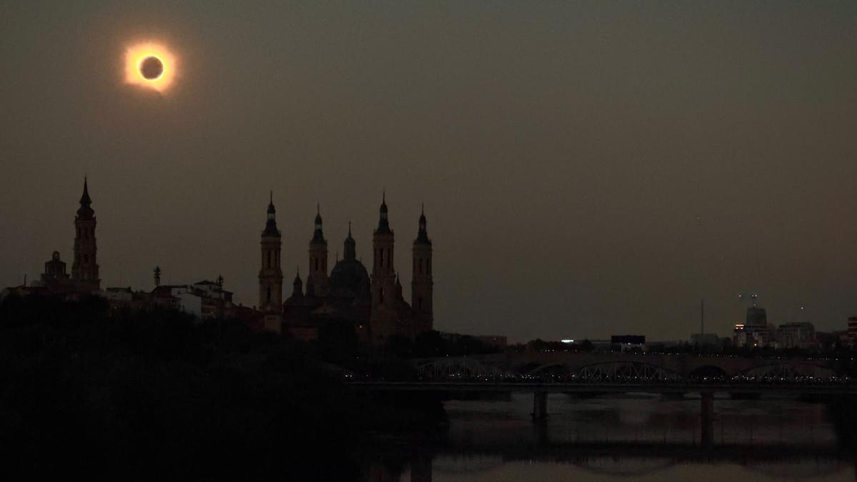 En vídeo | Así ha visto Zaragoza la impresionante corona solar