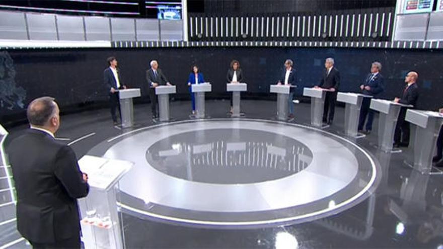 El debate para las elecciones europeas en TVE.
