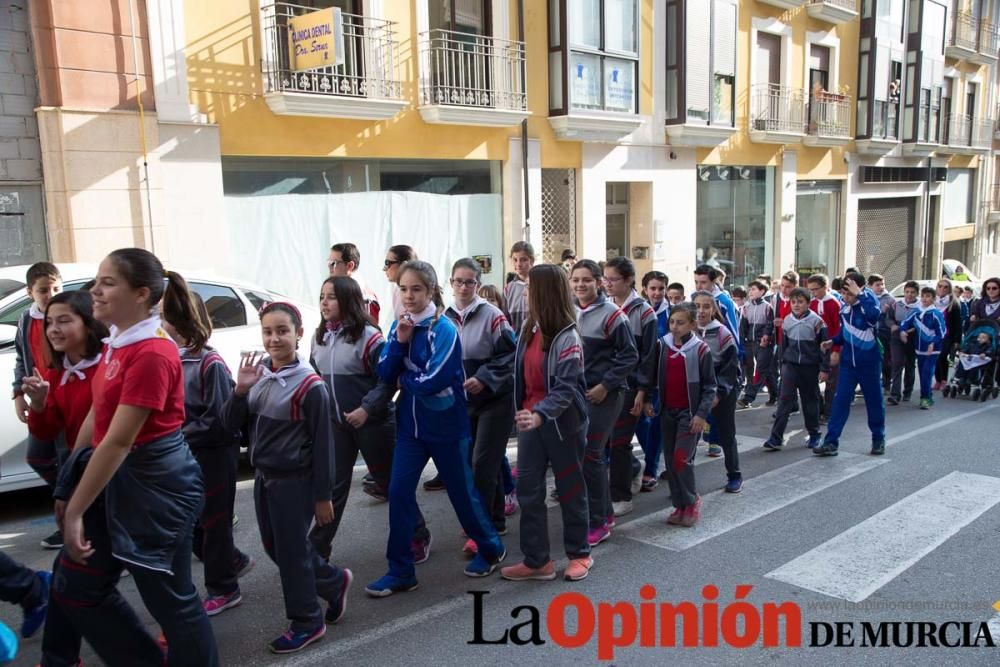 Marcha en el Día del Cáncer Infantil en Caravaca