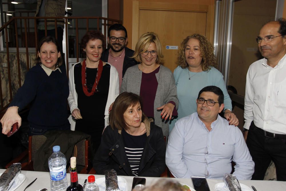 Cena de apoyo a Carmen Contelles en Sedaví