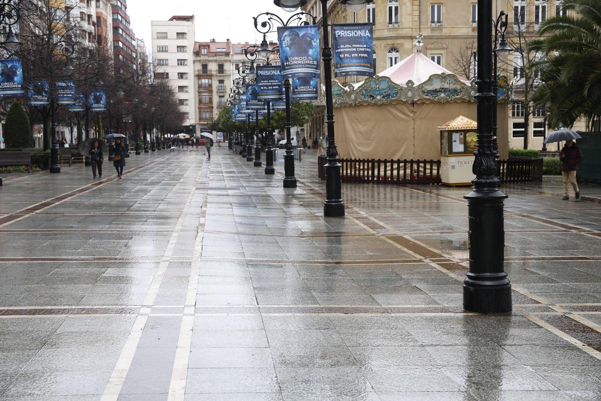 Una vista del paseo de Begoña.