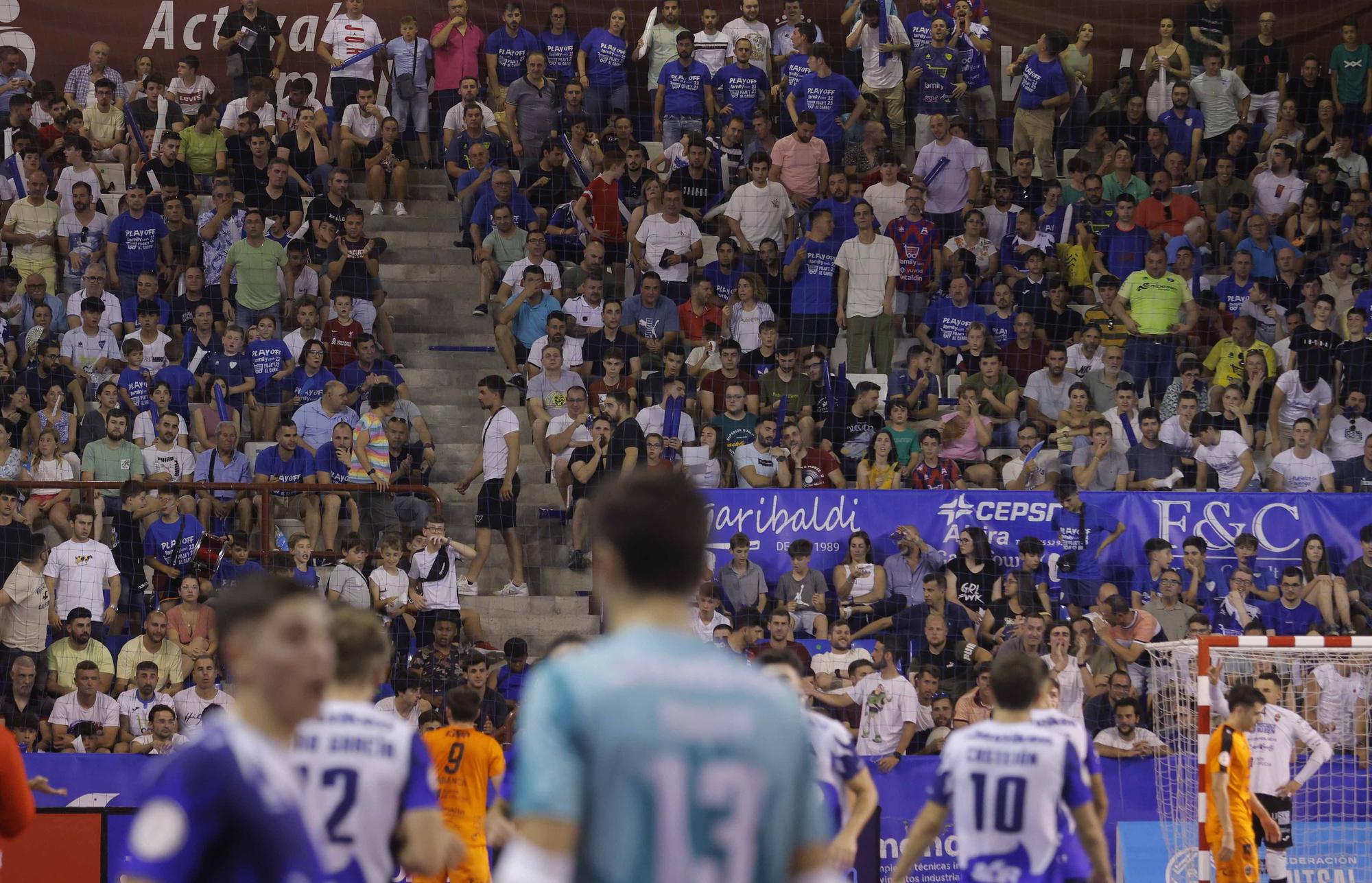 Partido de ascenso a primera entre el Alzira y Burela FS de fúbol sala