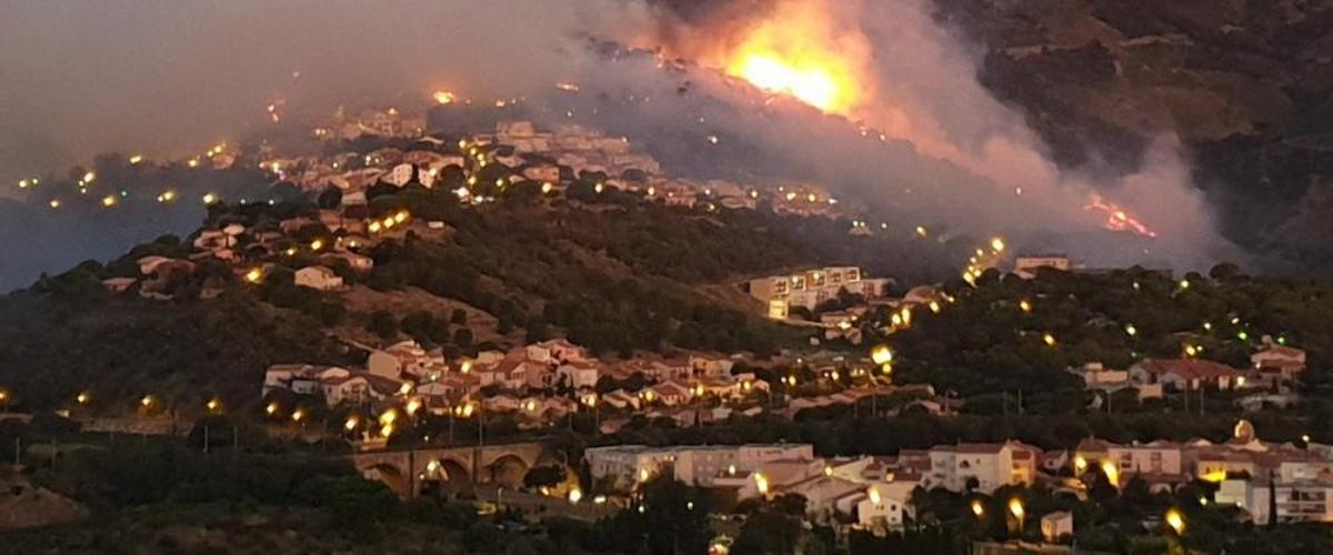 Incendi a Banyuls