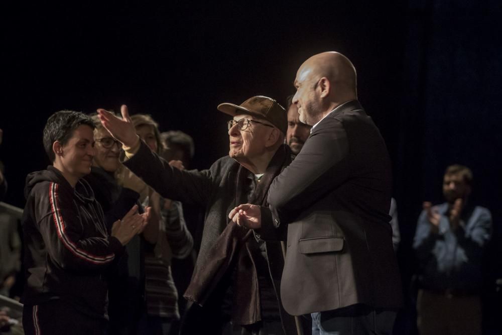 Premios Princesa de Asturias: Encuentro de Peter Brook con los estudiantes de la Escuelas de Arte Dramático