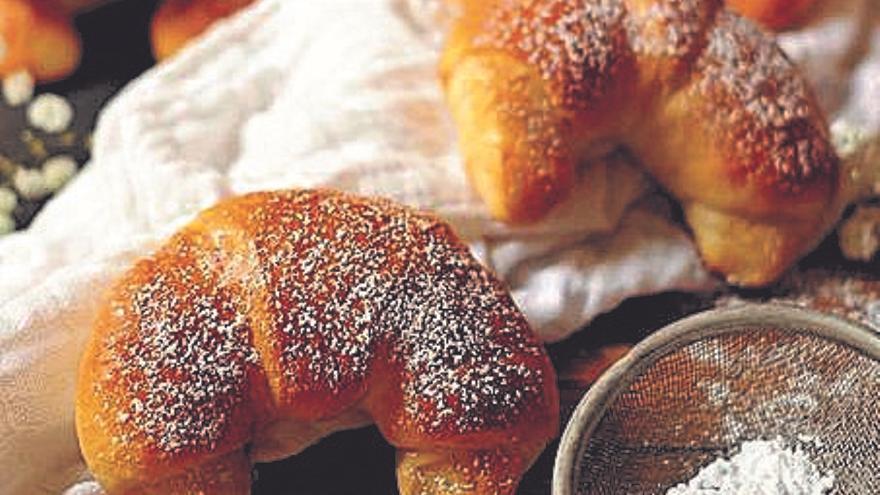 Croasanes de brioche.