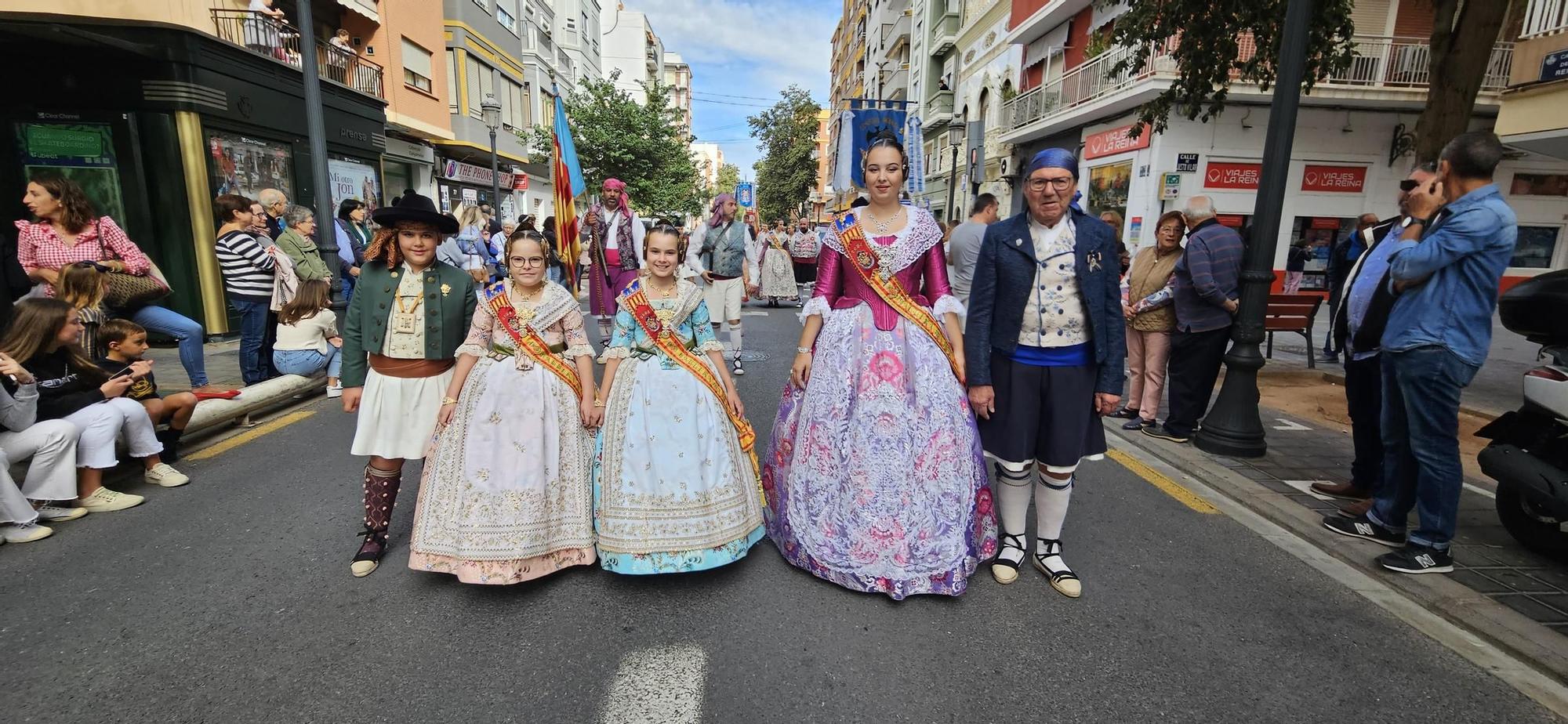 Las comisiones el Marítim, protagonistas en el Homenaje a la Senyera