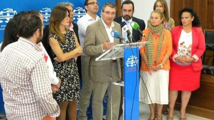 El equipo de gobierno del Partido Popular rinconero.