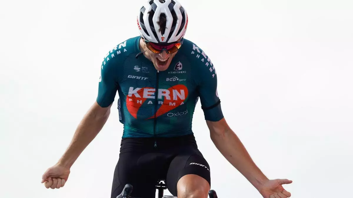 El aragonés Pablo Castrillo logra la primera victoria española en la Vuelta