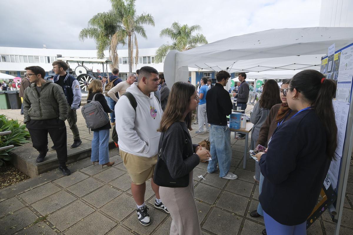 Imagen de la jornada de puertas abiertas en el Campus de Tafira de la ULPGC