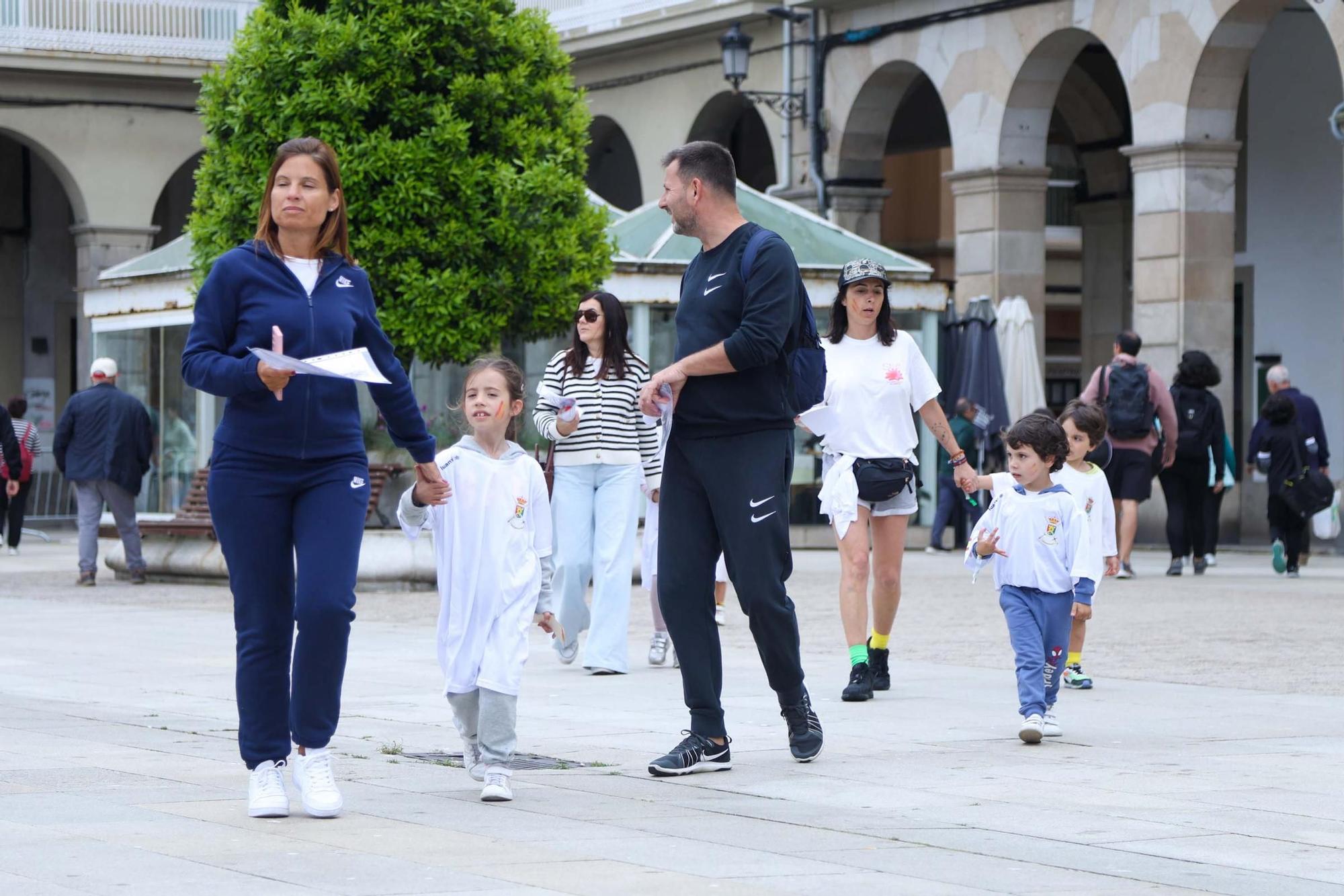 Carrera infantil en el Día de las Fuerzas Armadas en A Coruña