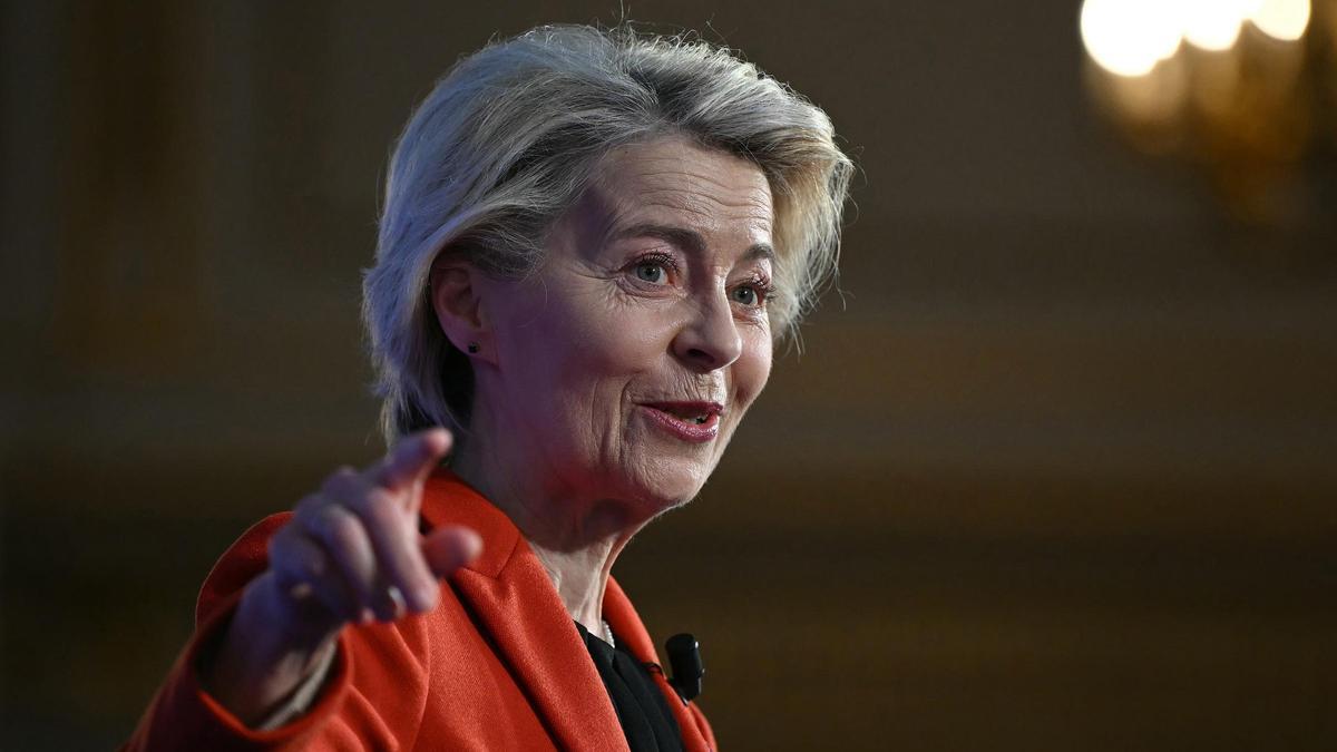 Ursula von der Leyen, presidenta de la Comisión Europea.