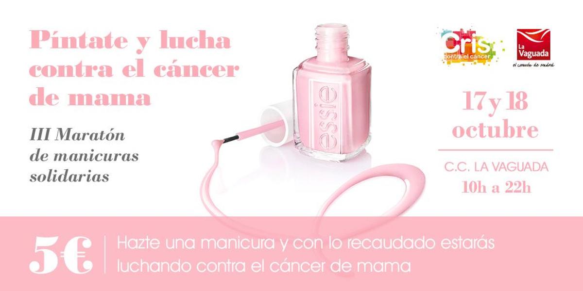 Píntate las uñas contra el cáncer de mama