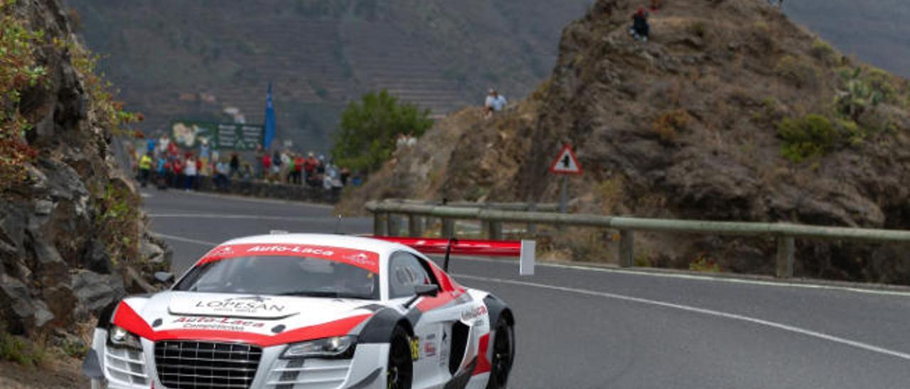 Luis Monzón, con el Audi R8 LMS, sólo competirá en la Subida a San Bartolomé.