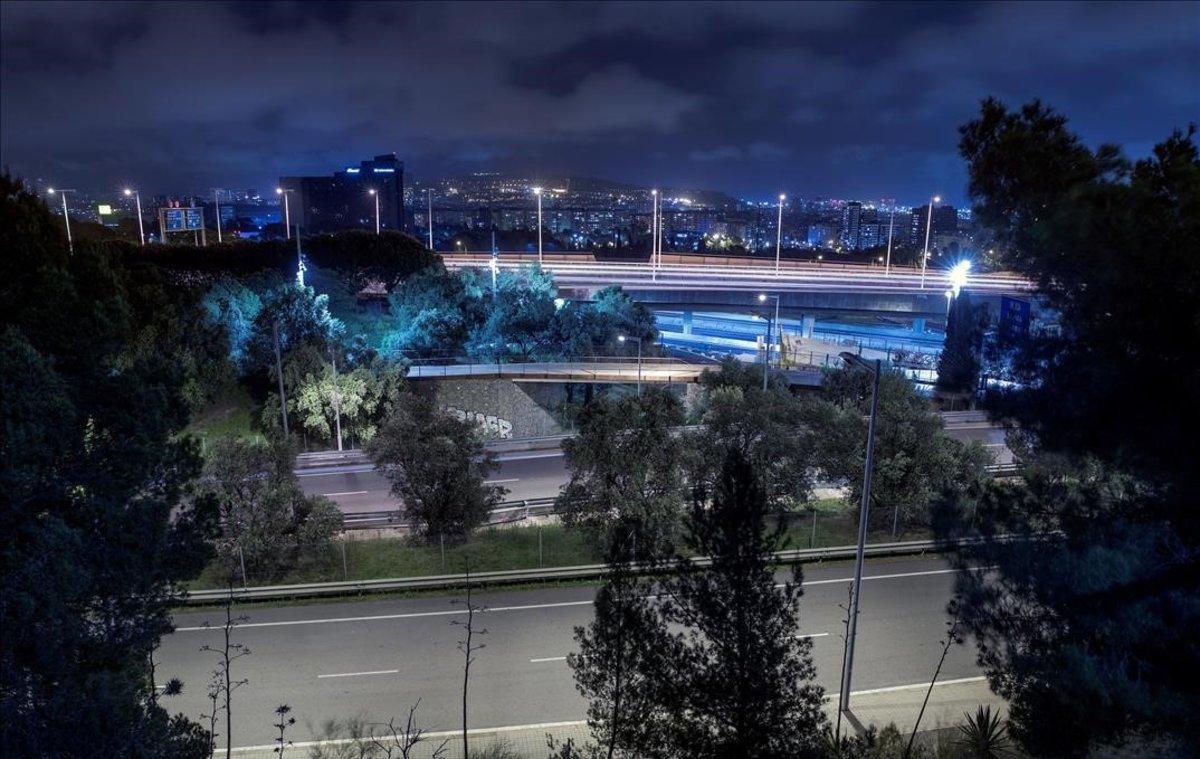  Una vista de Barcelona tomada desde el Hospital de Sant Pau.