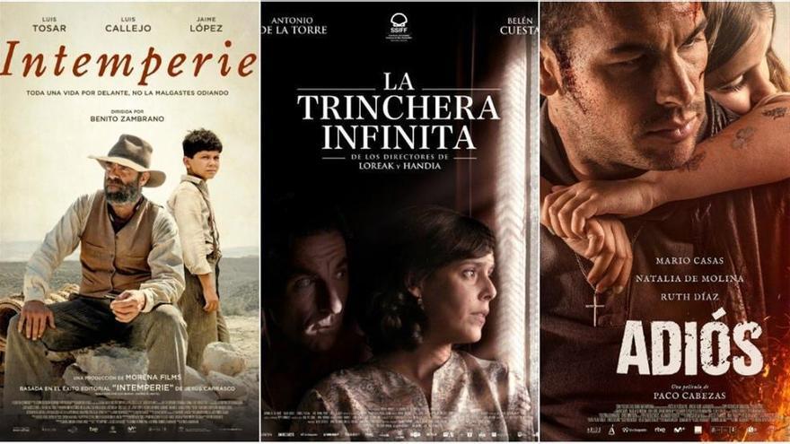 &#039;Intemperie&#039;, &#039;Adiós&#039; y &#039;La trinchera infinita&#039;, entre las favoritas en las nominaciones de los Premios del Cine Andaluz