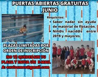 El Club Natación Mos abre sus puertas a nuevos talentos