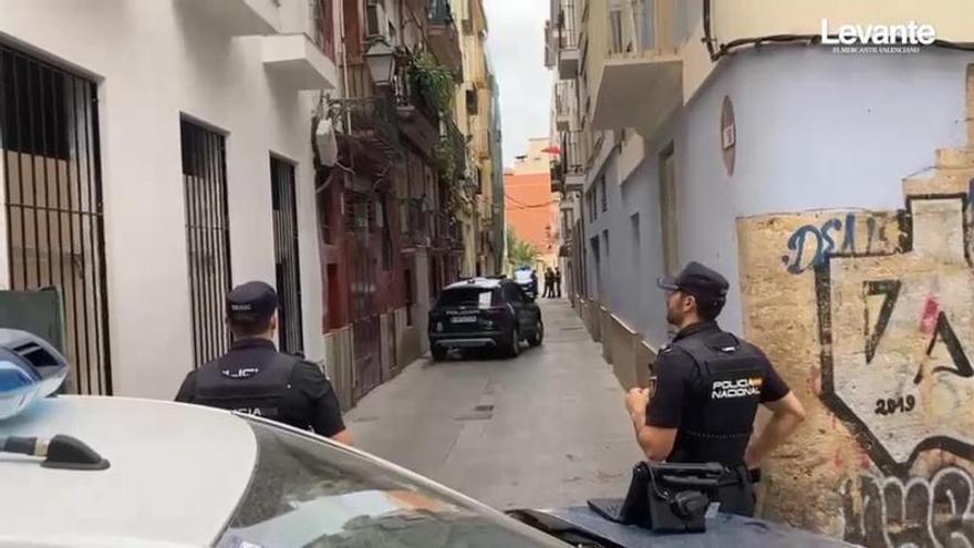 Operación policial de este martes contra la prostitución y tráfico de droga en Velluters