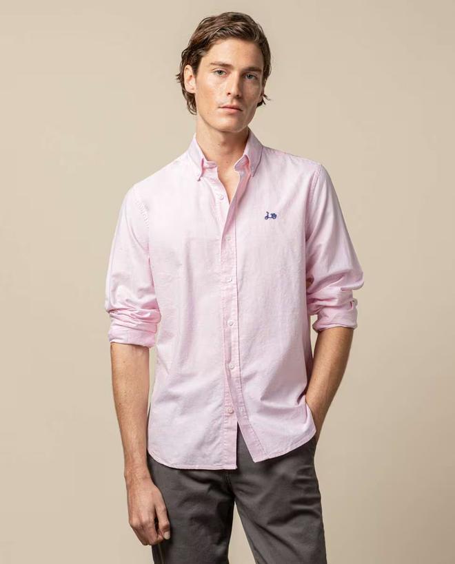 Camisa rosa de Scotta 1985