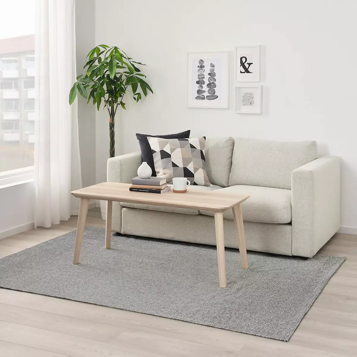 Alfombras Ikea | Esta alfombra de tonos grises es de algodón