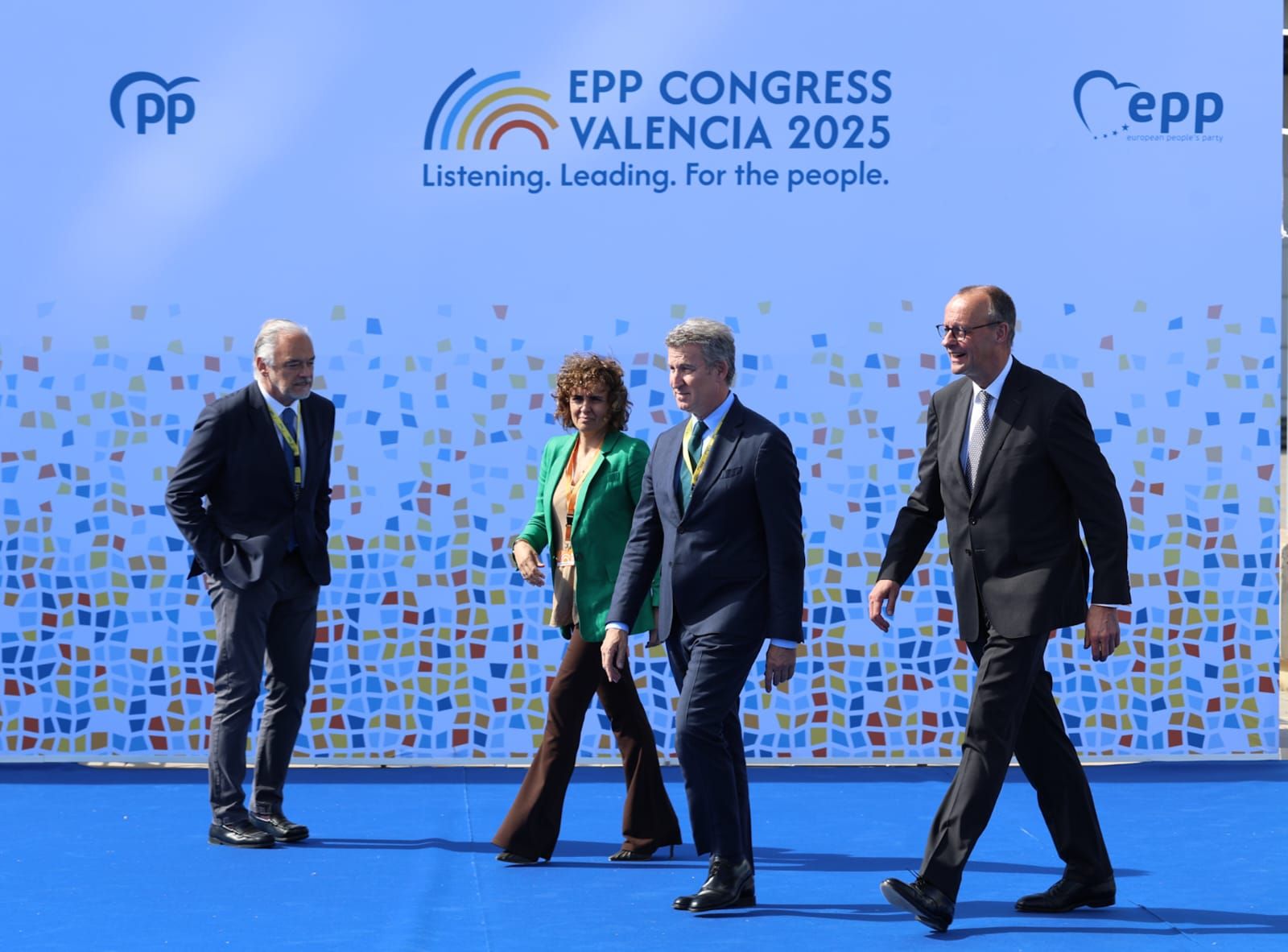 La primera jornada del congreso del PPE en València, en imágenes