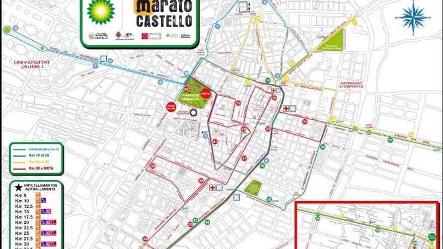 Las calles permanecerán cortadas al tráfico hasta las 14.00 horas