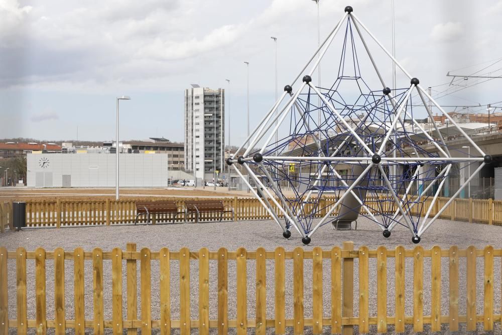 Inauguració de les obres del parc Central