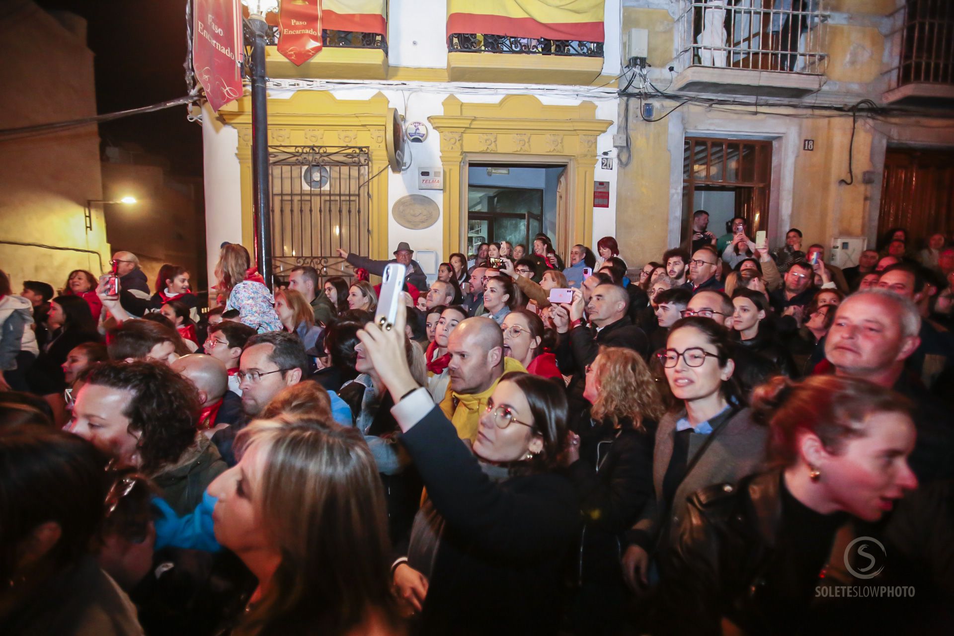 Las imágenes del encuentro del Paso Encarnado en Lorca