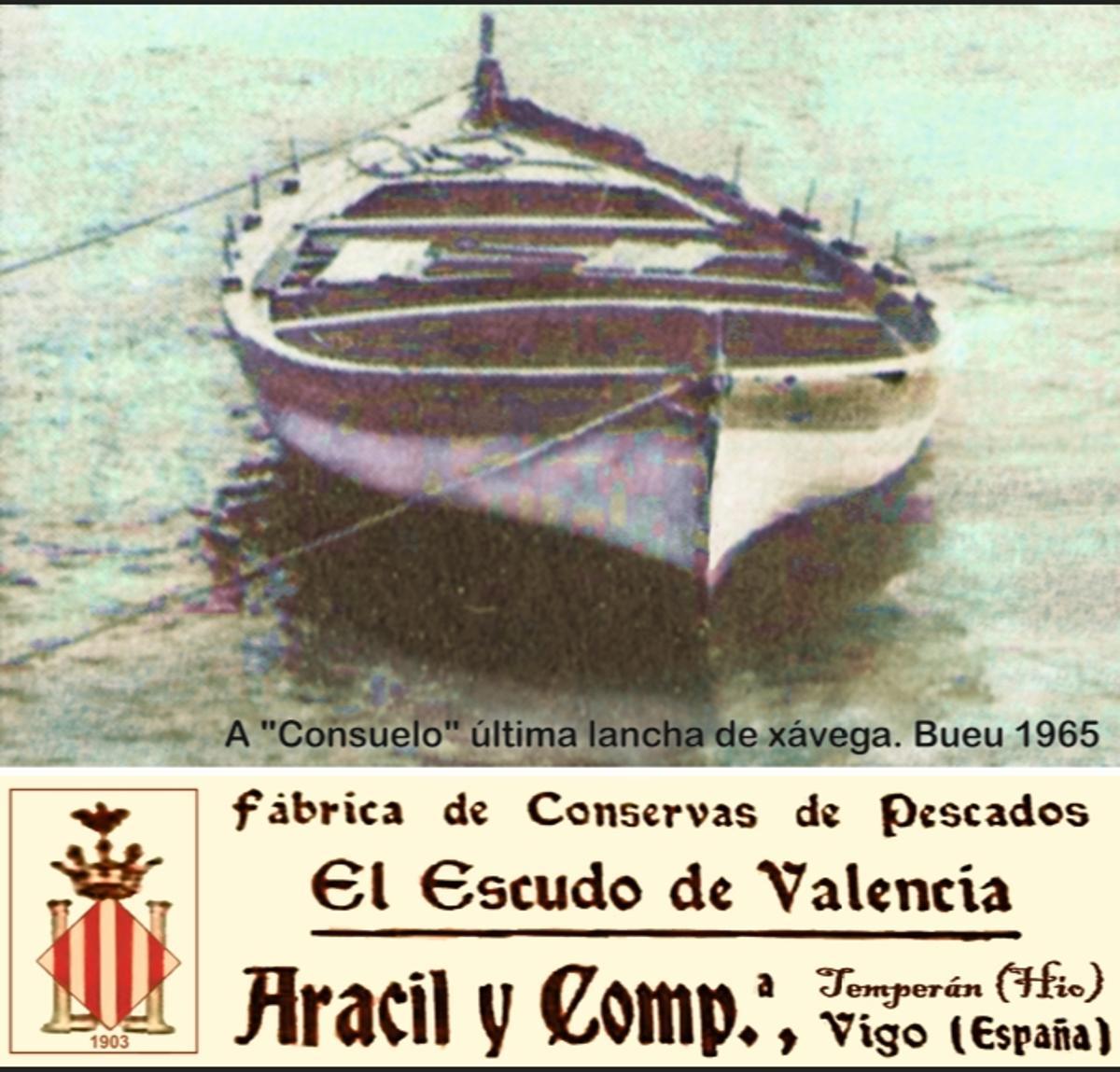 Consuelo, a última lancha de xávega de Bueu.