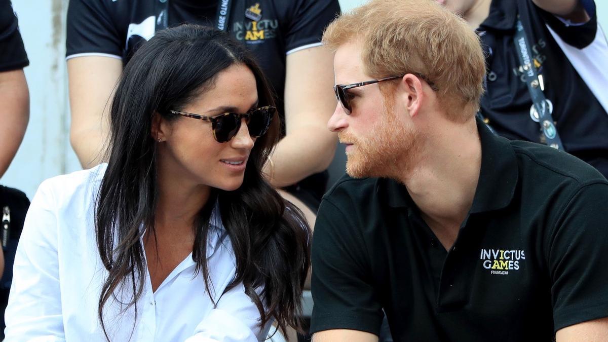 Príncipe Harry y Meghan Markle en los juegos Invictus Games 2017