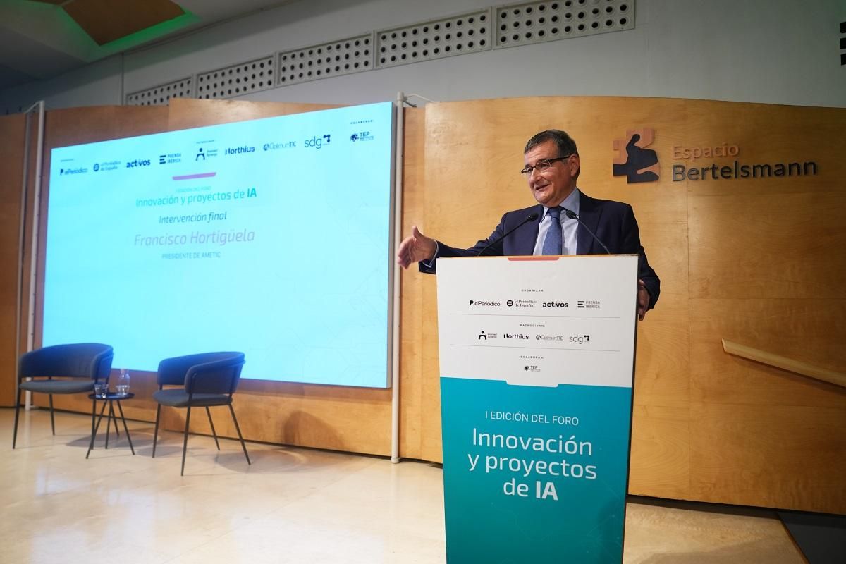Francisco Hortigüela, presidente de AMETIC (Asociación Multisectorial de Empresas Españolas de Electrónica y Comunicaciones)