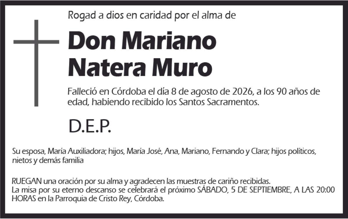 Mariano Natera Muro