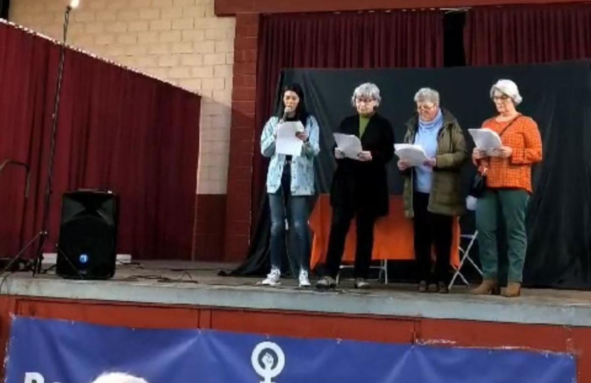 En Boquiñeni también se leyó el manifiesto comarcal. | S.E.