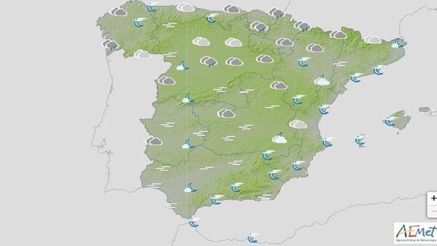 Aemet: Pronóstico del tiempo en toda España para este sábado