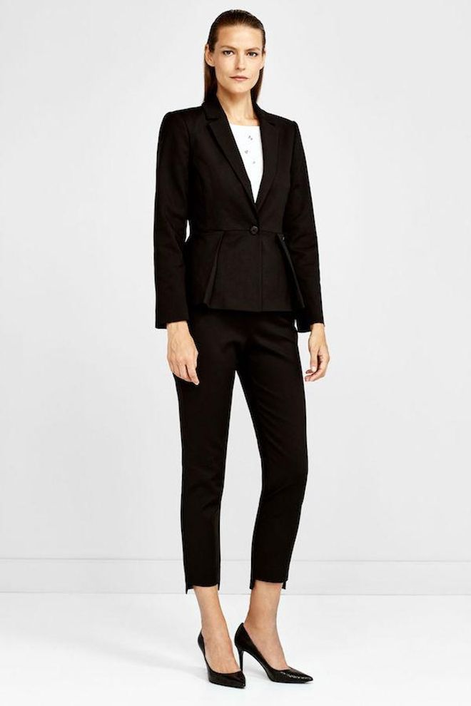 Traje de chaqueta y pantalón: el 'lady'