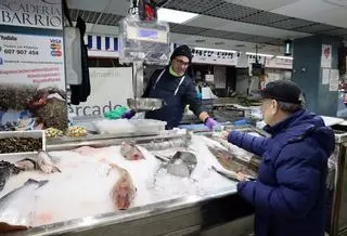 El temporal deja a Vigo sin sardinas, jureles o rapantes